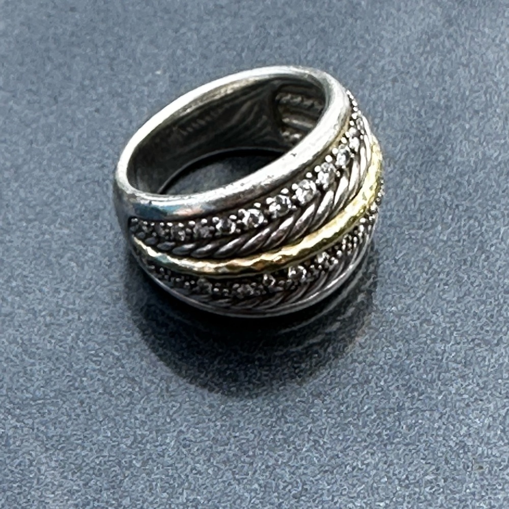 David Yurman Midnight Mélange Ring - Picture 2 of 6